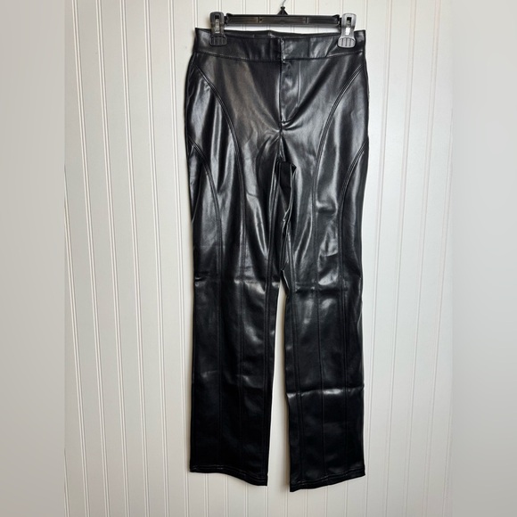 Urban Outfitters Silence & Noise Faux Leather Pants Black size 2 R4 - Picture 2 of 7